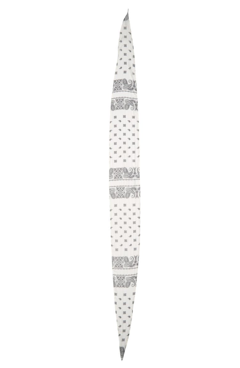 Madewell Organic Cotton Long Skinny Bandana, Alternate, color, 