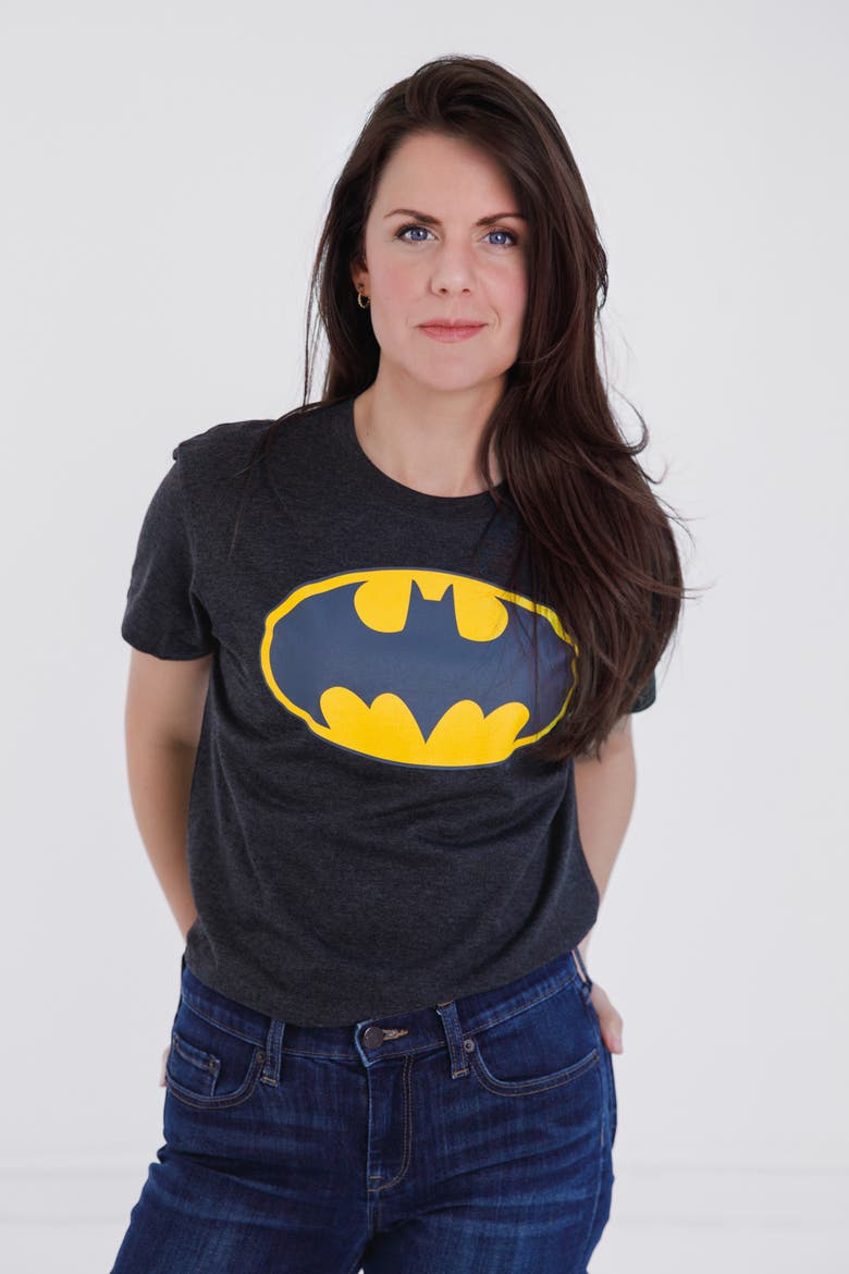Justice League T-Shirt, Alternate, color, Batman Slate Grey