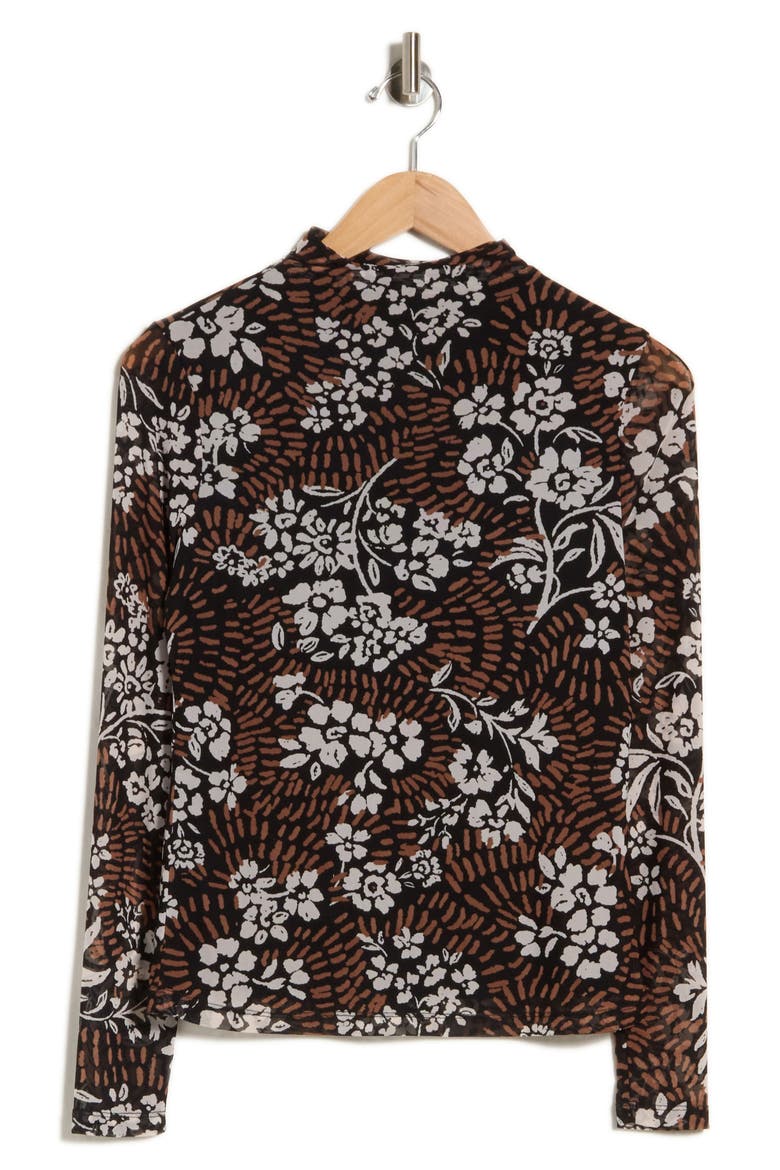 Live In Mesh T-Shirt, Alternate, color, COCOA BROWN PETAL