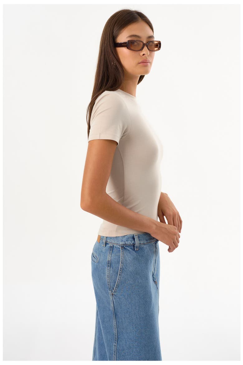 Moa | Jersey Crew Neck Tee, Alternate, color, Dove