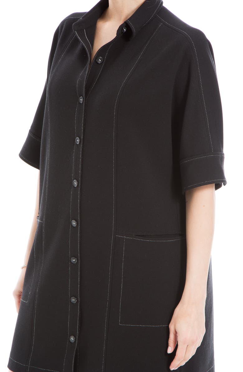 MAX STUDIO Elbow Length Sleeve Shirtdress, Alternate, color,