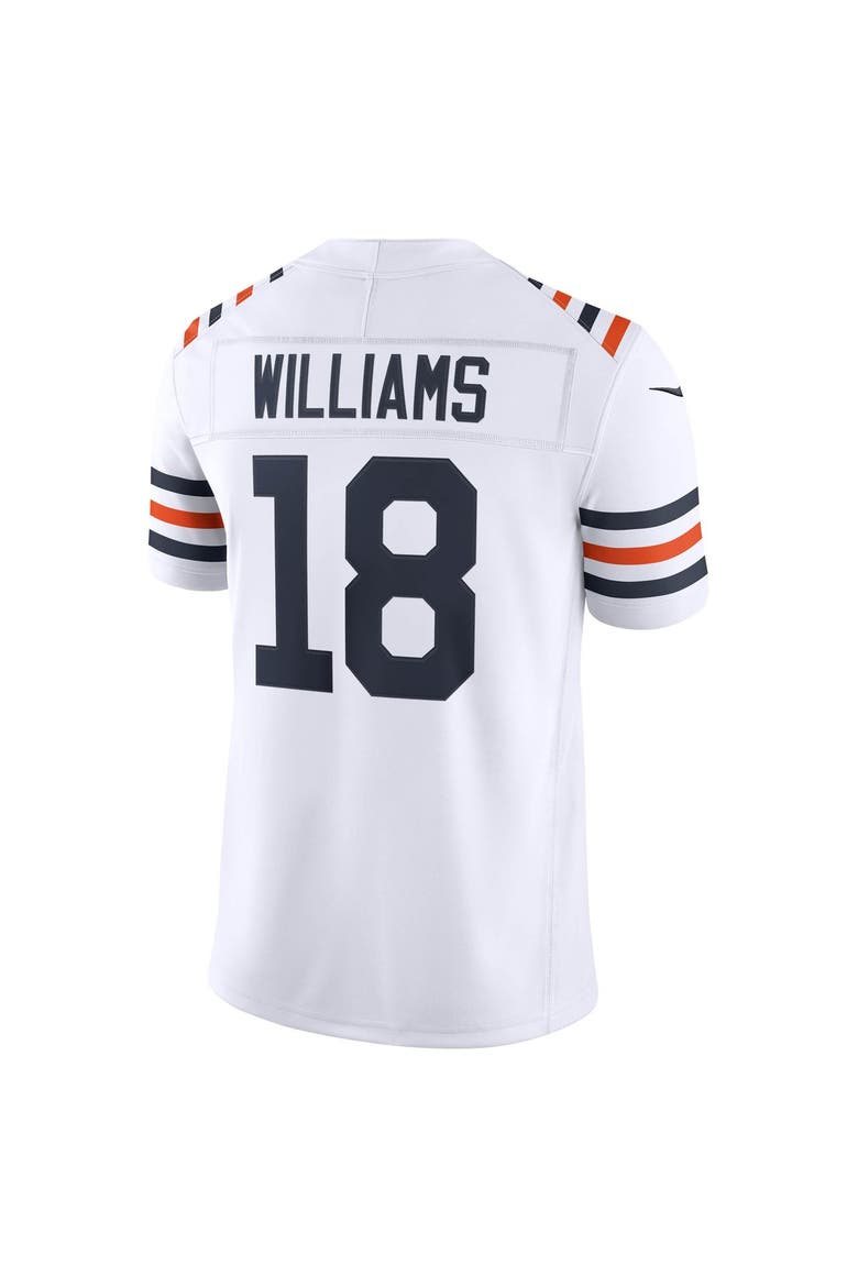 Men's Nike Caleb Williams White Chicago Bears Alternate  Vapor F.U.S.E. Stitched Limited Jersey, Alternate, color, White