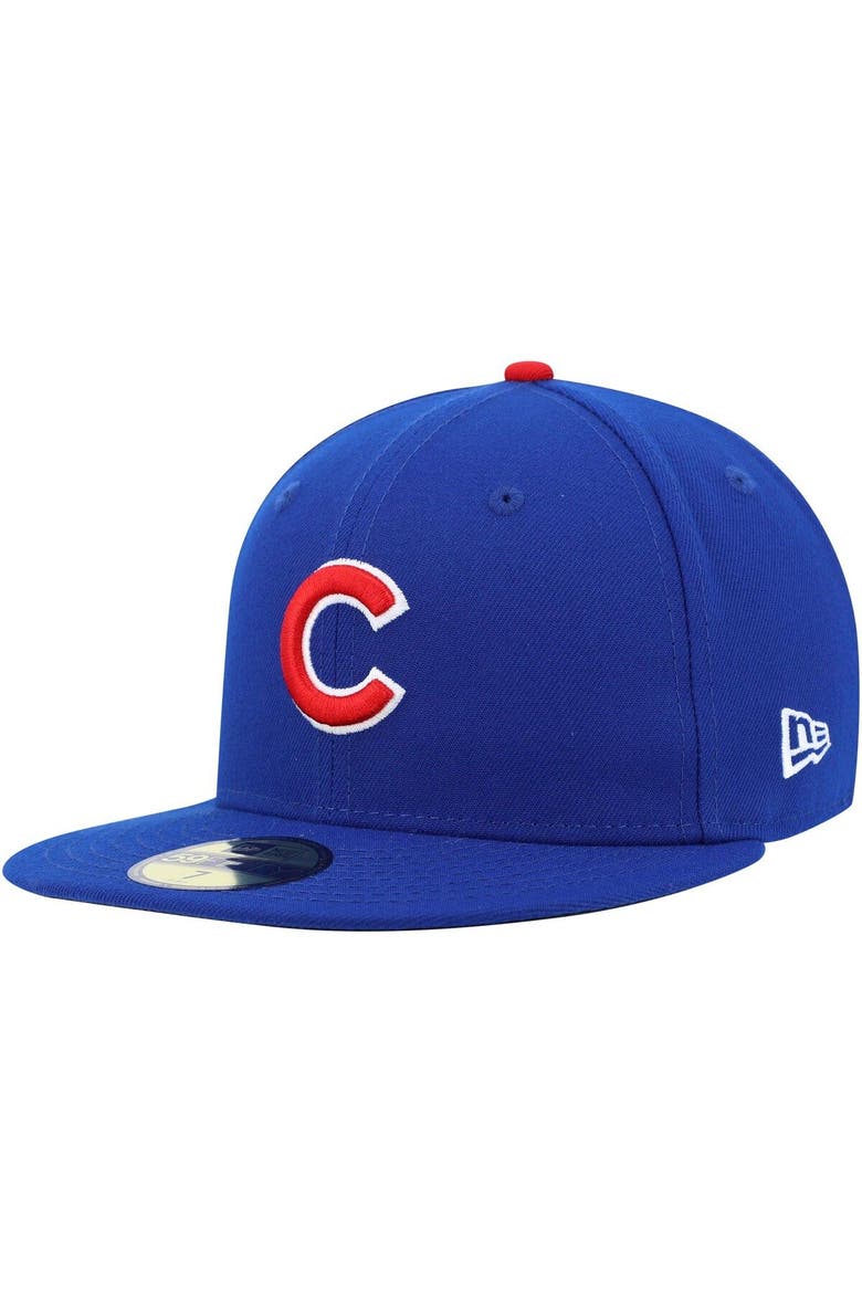 Men's New Era Royal Chicago Cubs 9/11 Memorial Side Patch 59FIFTY Fitted Hat, Alternate, color, Royal