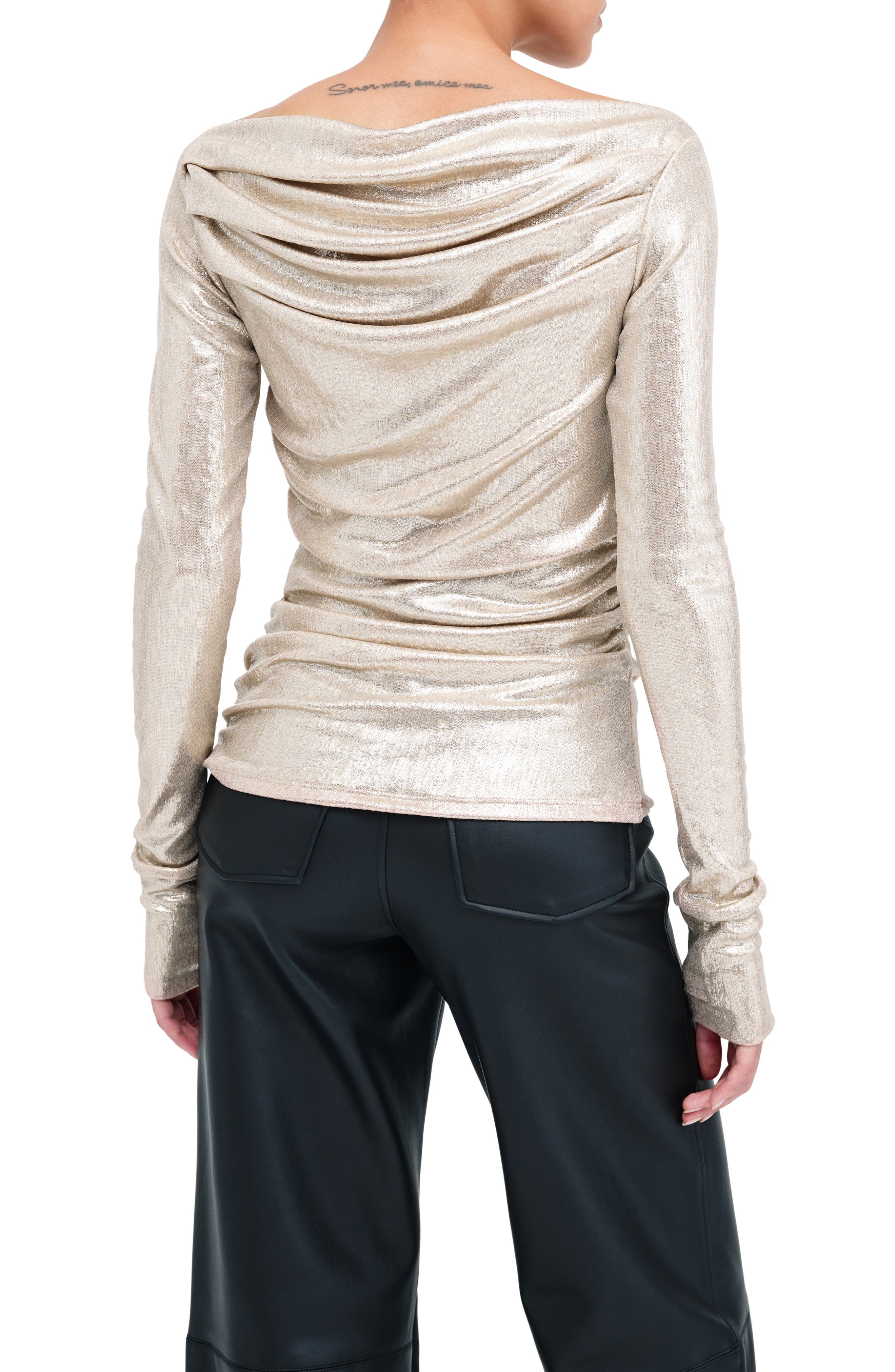 Cooper Metallic Long Sleeve Shirt - image 2