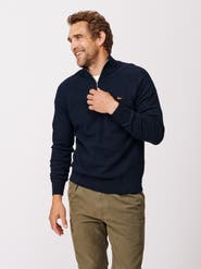 Aubin Bonby Zip Neck Sweater