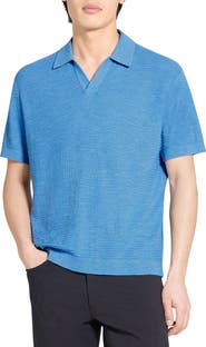 Theory Brenan Linen Blend Polo