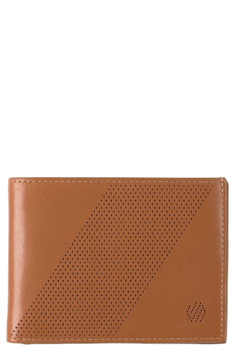 Richmond Perforated Leather Bifold Wallet