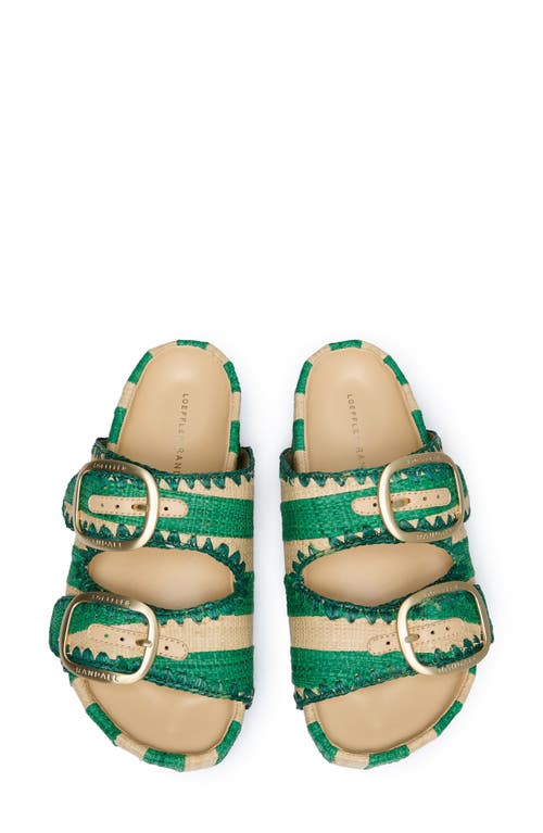 Loeffler Randall Theo Striped Two-band Sandals