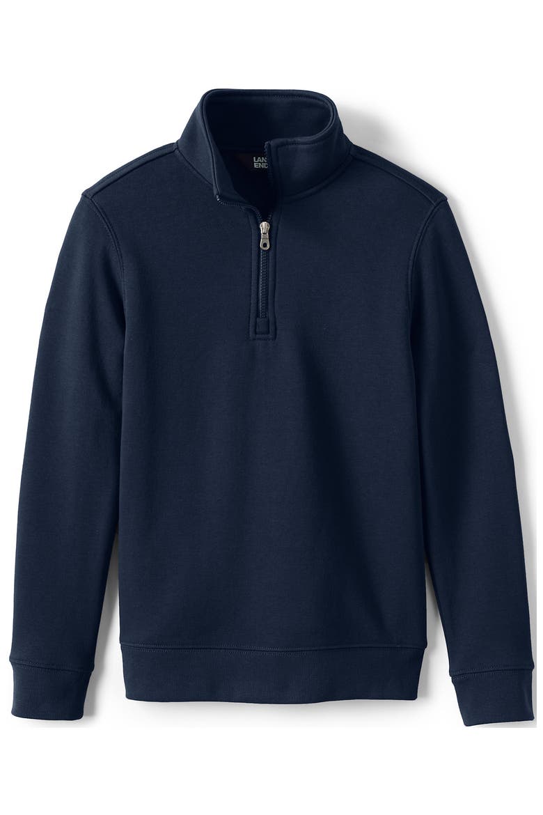 Kids Quarter Zip Sweatshirt, Alternate, color, Classic Navy