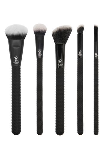 MODA Pro Blur and Blend 5-Piece Makeup Brush Kit in Black at Nordstrom Rack