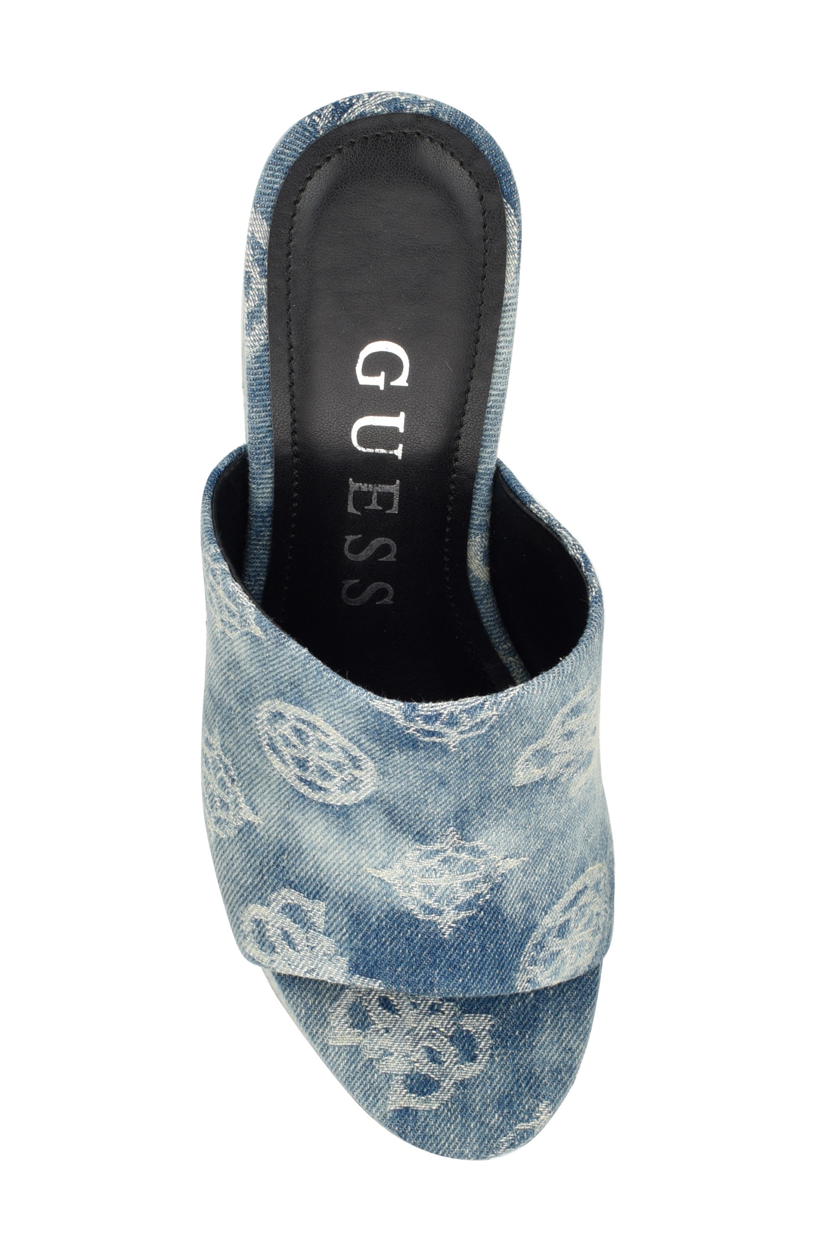 GUESS Yenise Platform Wedge Slide Sandal, Alternate, color, 