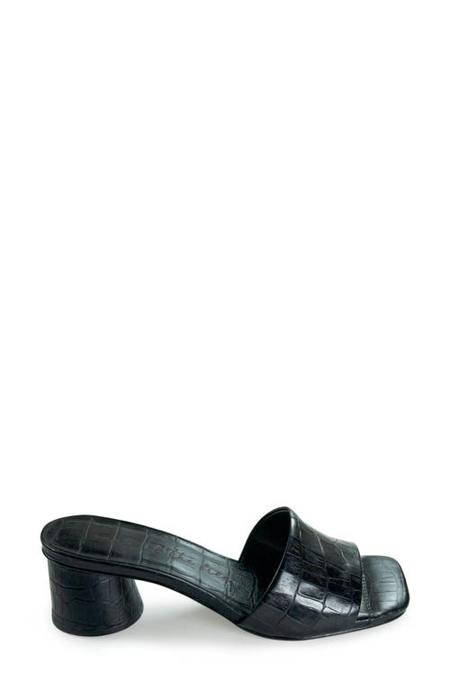 BAND OF THE FREE BAND OF THE FREE ARBOR CROC EMBOSSED SLIDE SANDAL 