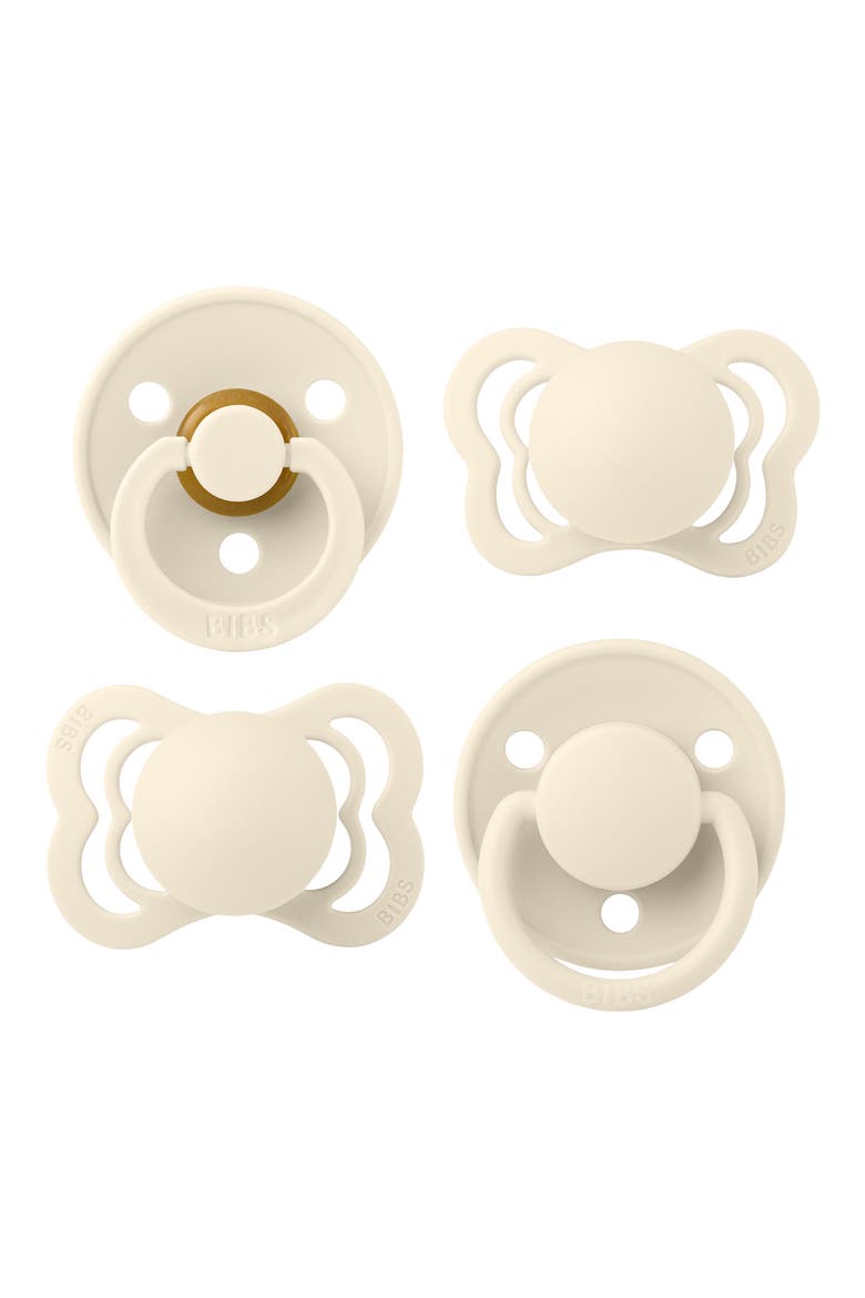 4-Pack Try-It Collection Pacifier Set - Size 1, Main, color, IVORY
