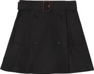 Burberry Cotton Trench Skirt