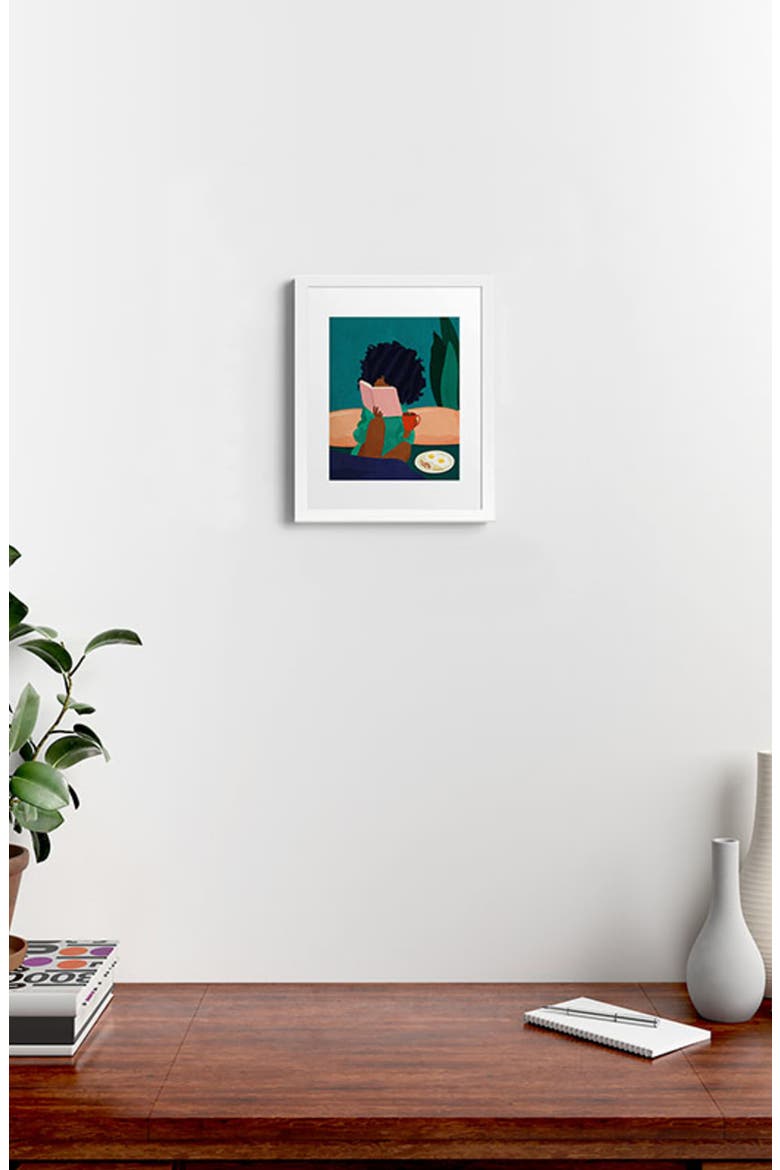 Stay Home No. 5 Framed Wall Art, Alternate, color, BLUE