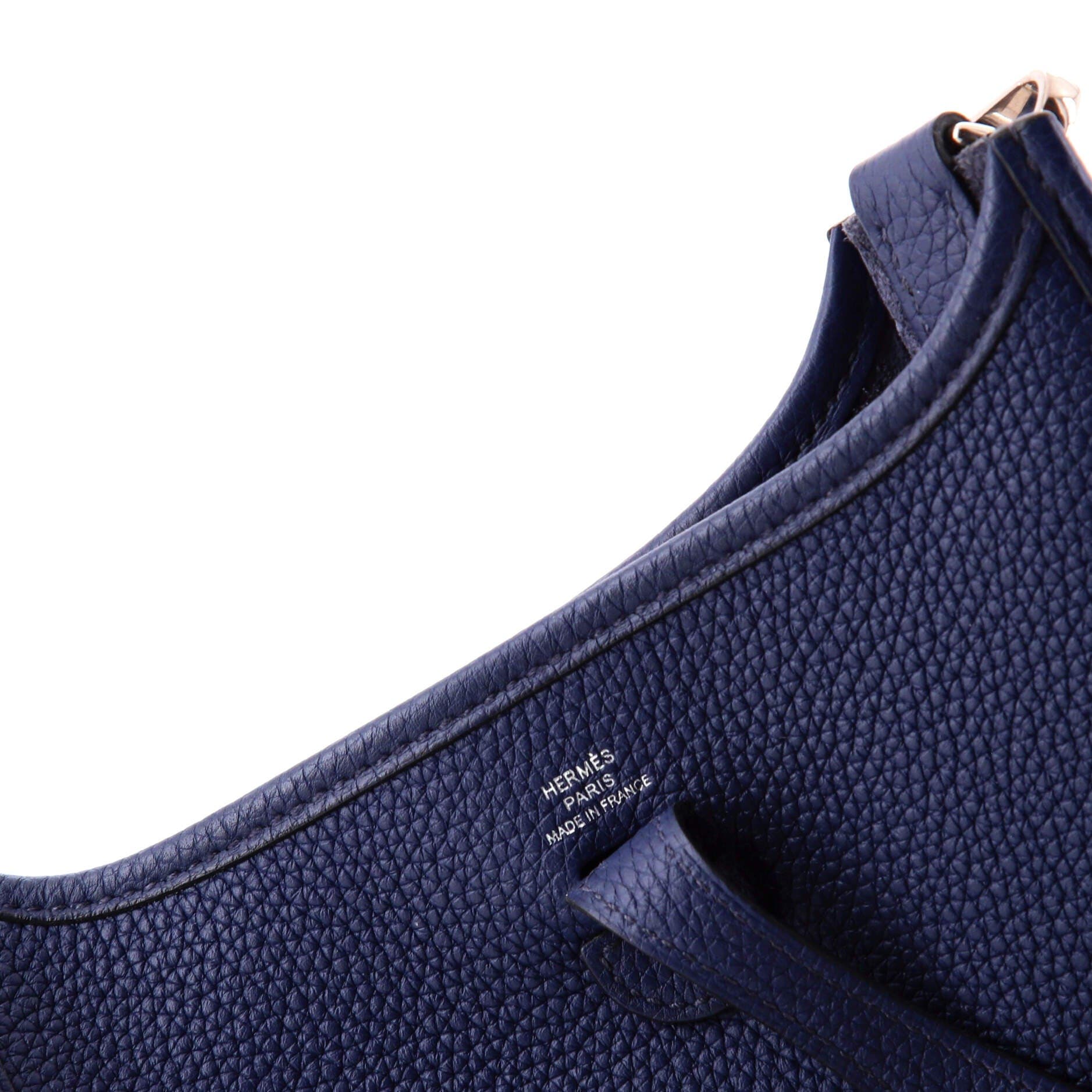 Pre-Owned Hermes Evelyne Bag Gen III Maurice TPM, Alternate, color, Bleu Saphir