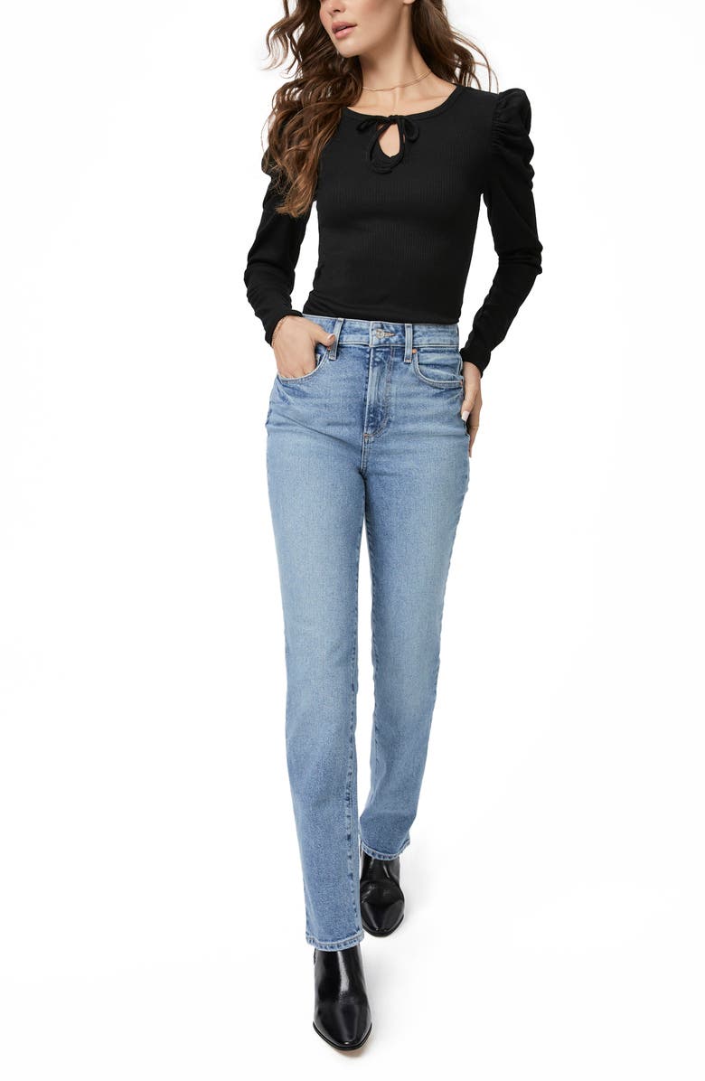 PAIGE Stella High Waist Straight Leg Jeans, Alternate, color,