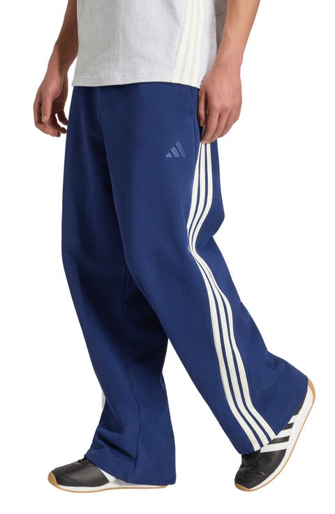 Kit 3-Stripes Wide Leg French Terry Pants