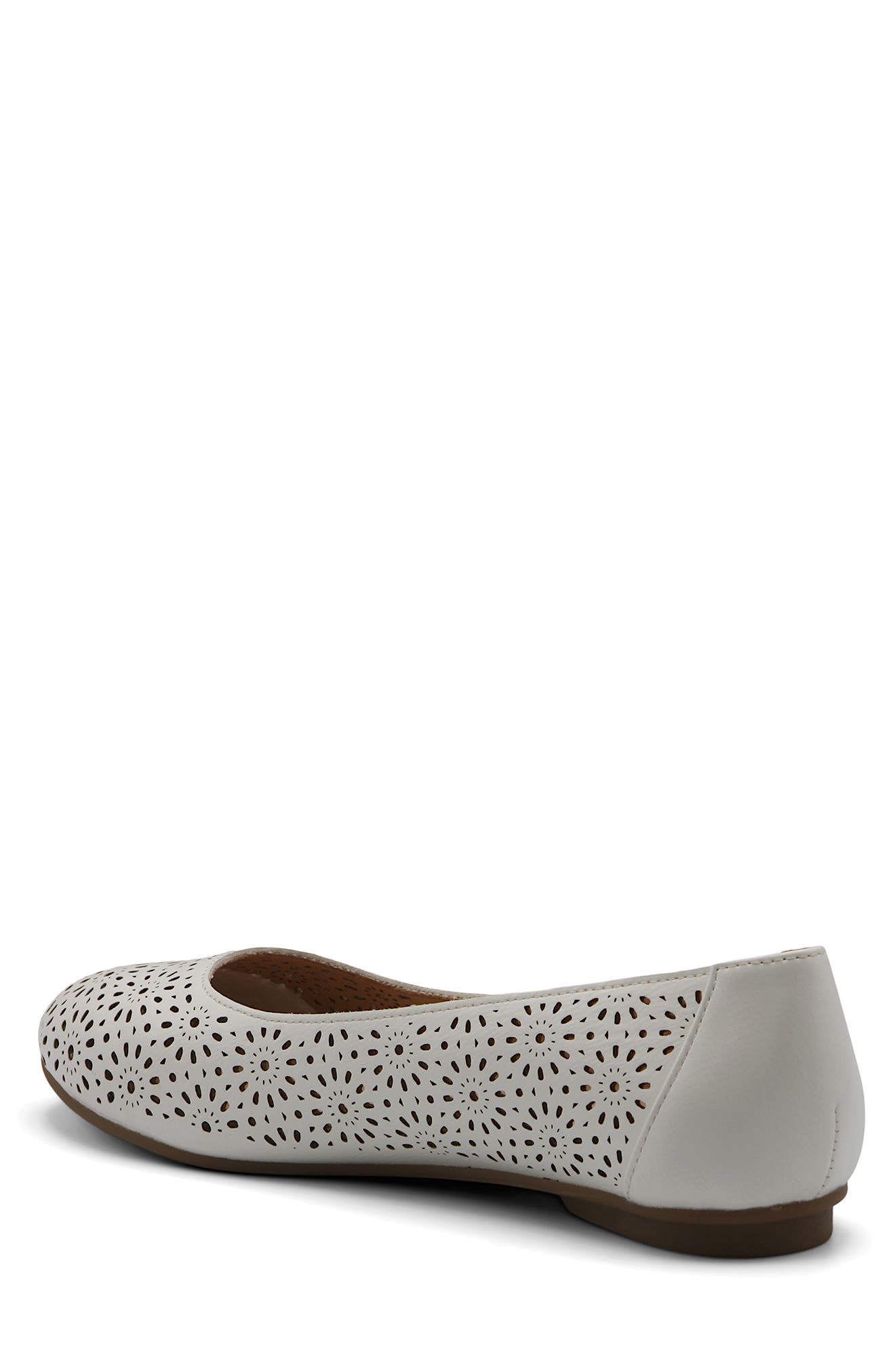 Belva Ballet Flat, Alternate, color, WHITE-FL