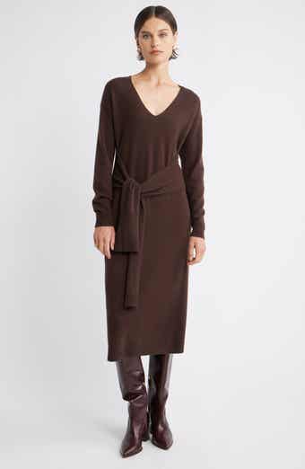 Nordstrom Long Sleeve Wool & Cashmere Blend Sweater Dress