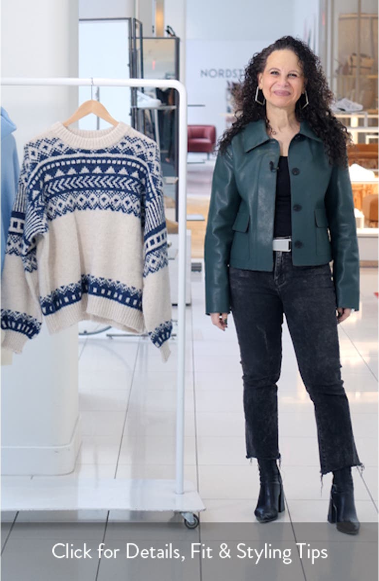 Lincoln Fair Isle Sweater, sales video thumbnail