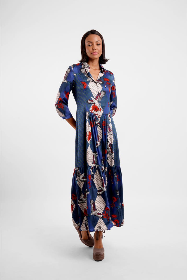 Maxi Shirt Dress - "Eagle Fields", Alternate, color, Eagle Fields