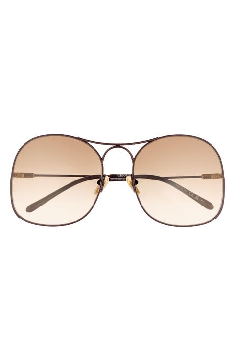 59mm Oversize Sunglasses