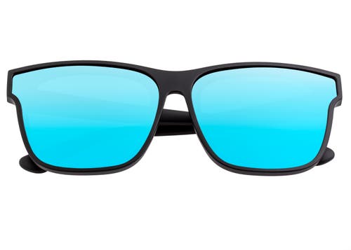 Sixty One Delos Polarized Sunglasses In Black/blue