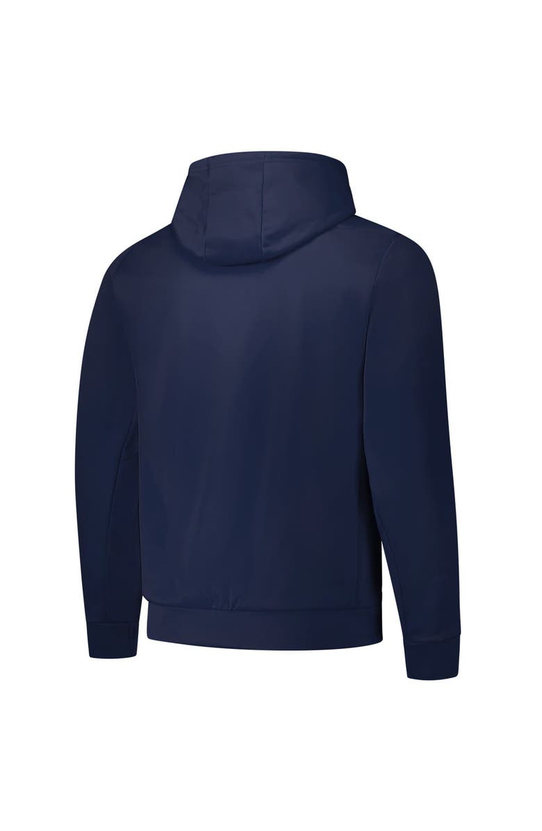 DUNBROOKE Men's Dunbrooke Navy Cleveland Guardians Champion Pullover Hoodie, Alternate, color, Navy
