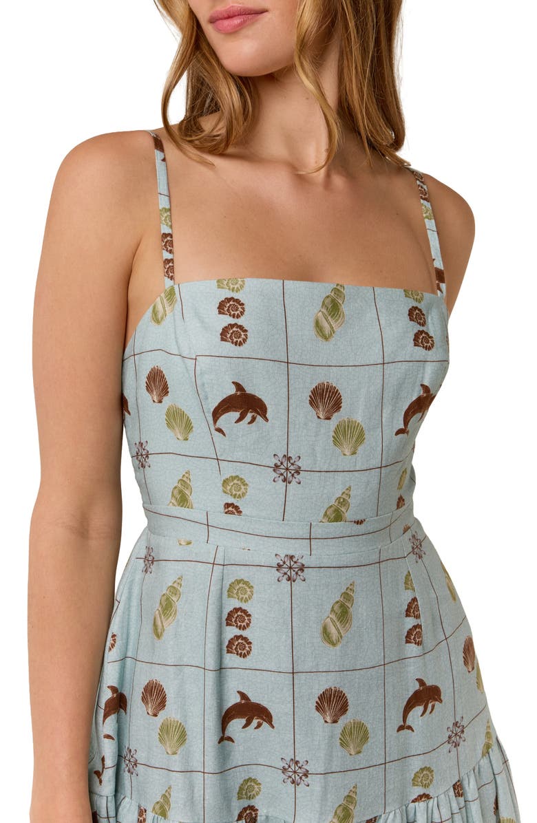 Palm Noosa Celine Maxi Dress, Alternate, color, Seashell Tile