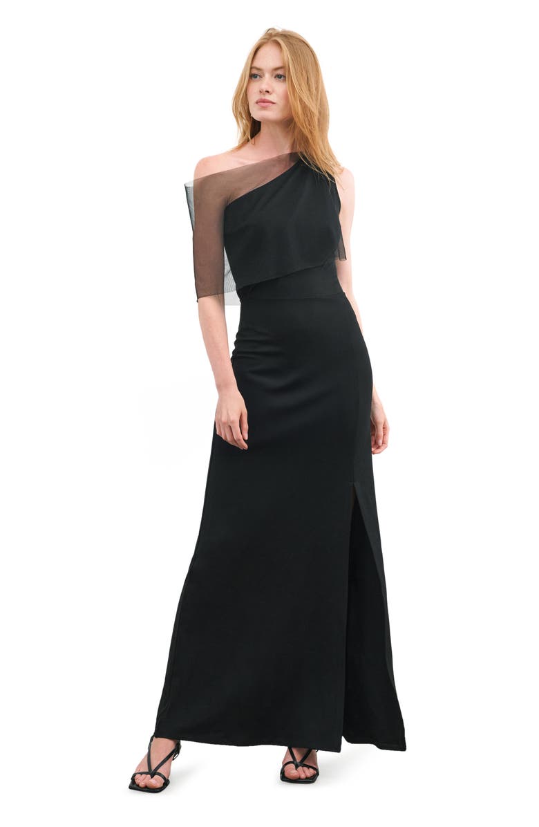 Marcella Zinnia Gown, Alternate, color, Black