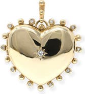 Anzie Dew Drop Diamond Heart Locket Charm