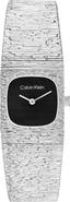 Calvin Klein Sophisticated Square Quartz Mesh Strap Watch, 20mm