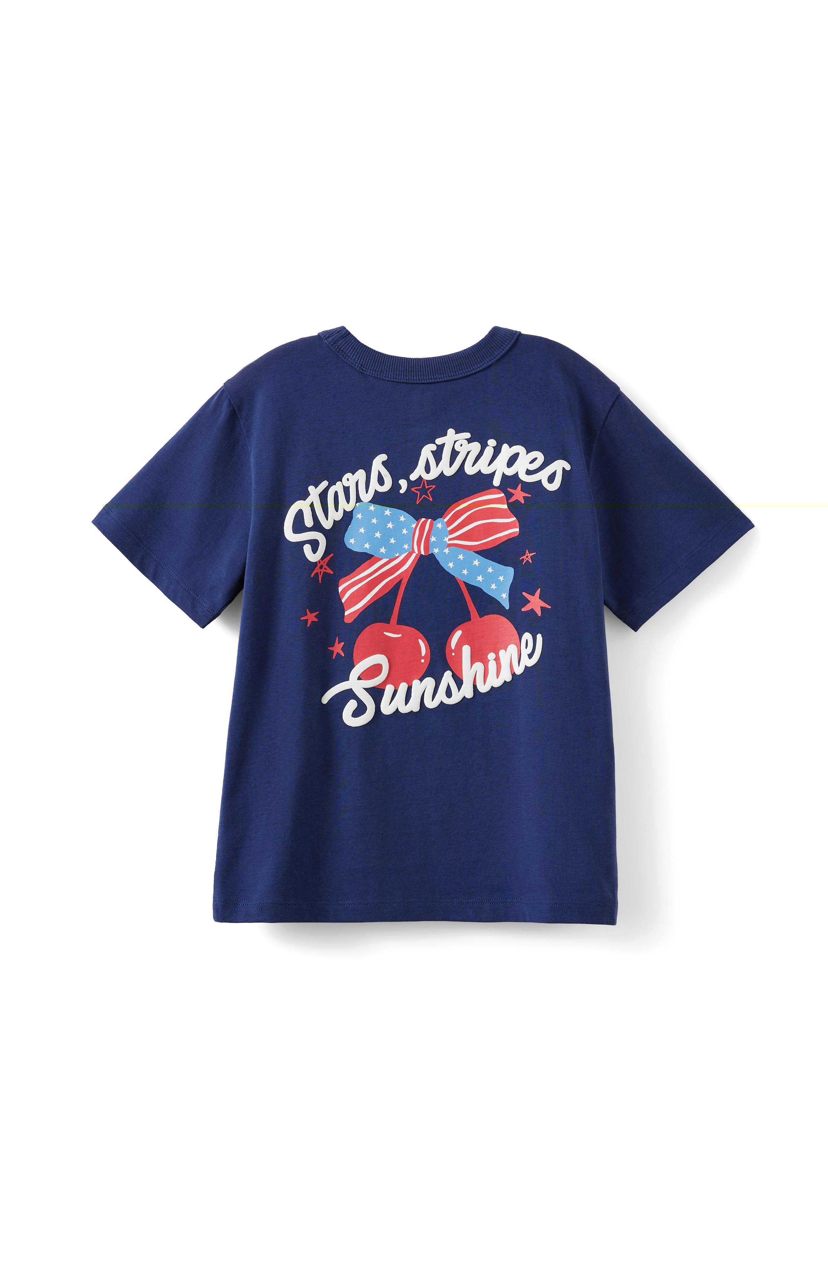 Denim Navy Usa Bow