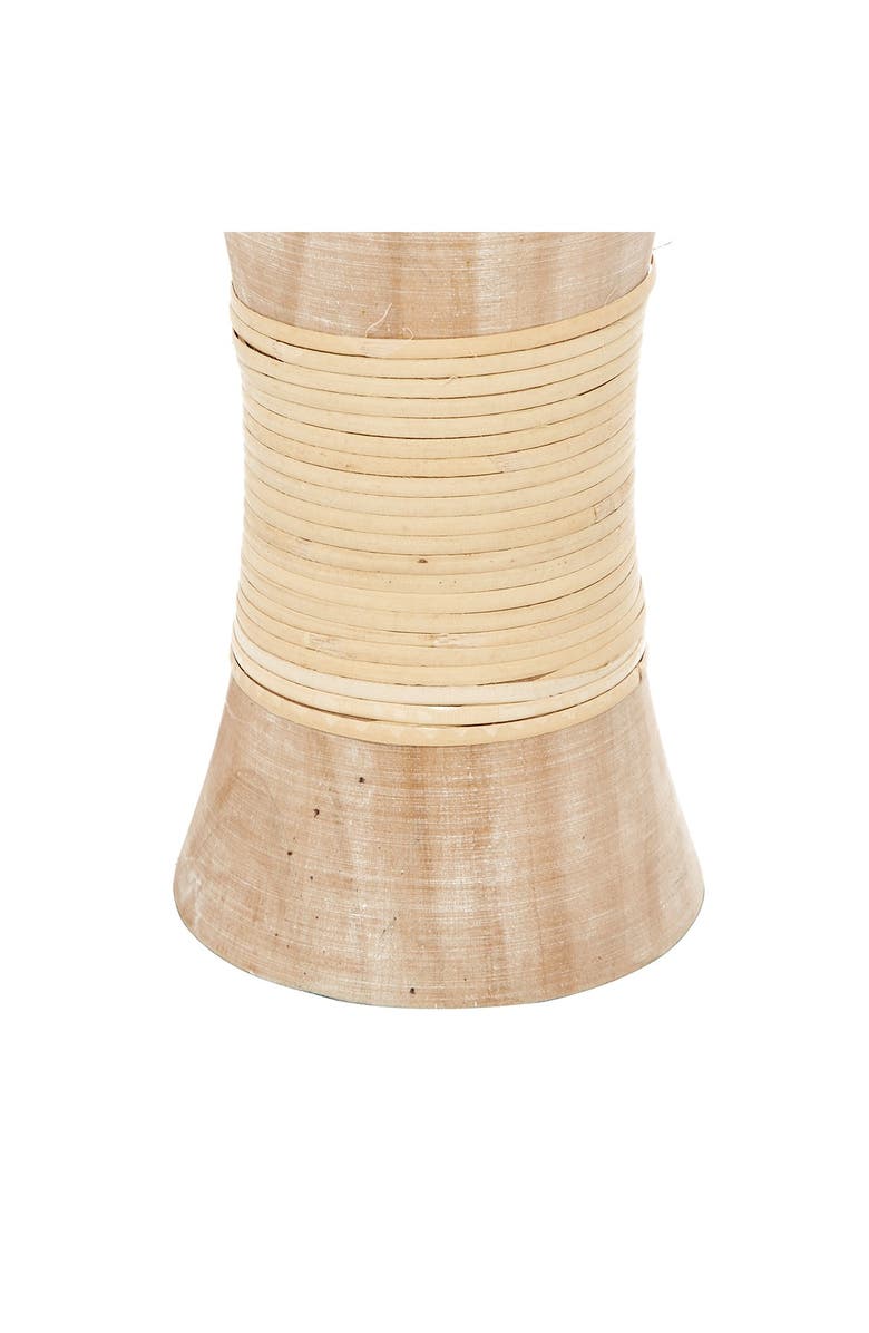 GINGER BIRCH STUDIO Brown Pine Coastal Candle Holder - Set of 3, Alternate, color, Brown