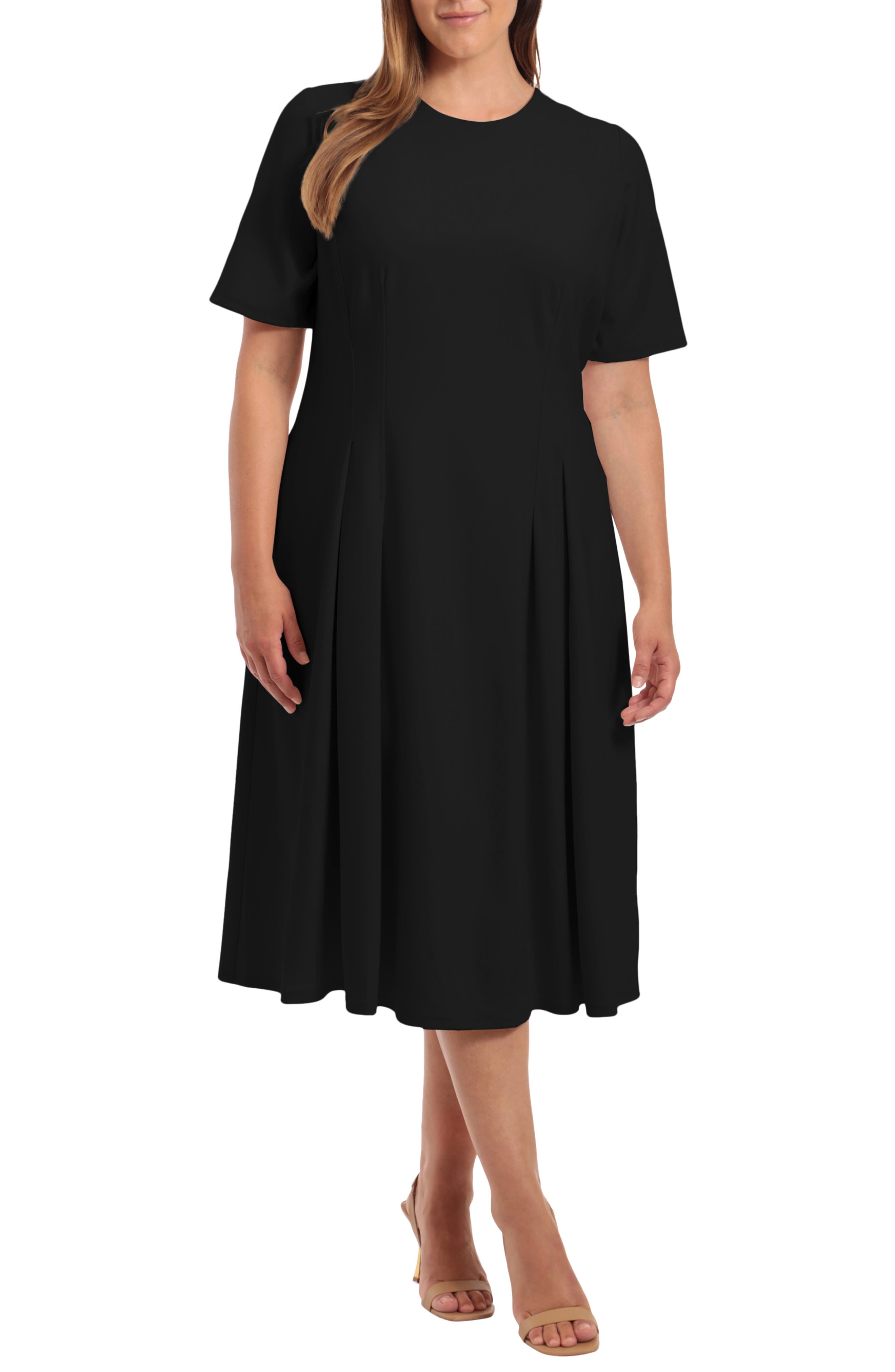 Maggy London Fit & Flare Midi Dress