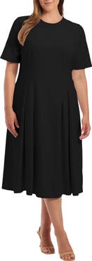 Maggy London Fit & Flare Midi Dress