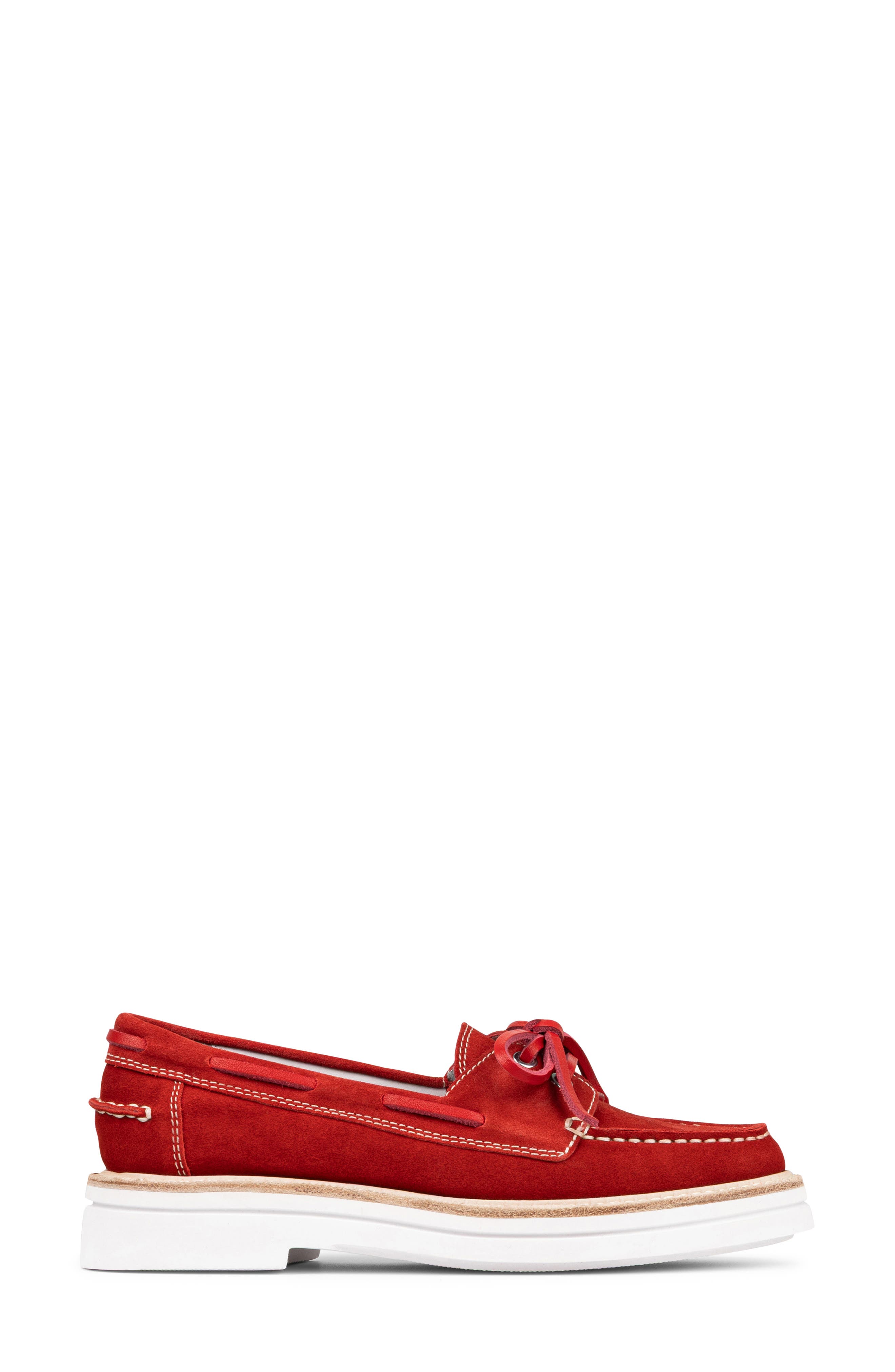 Donald Pliner Lillith Boat Shoe, Alternate, color, Tomato