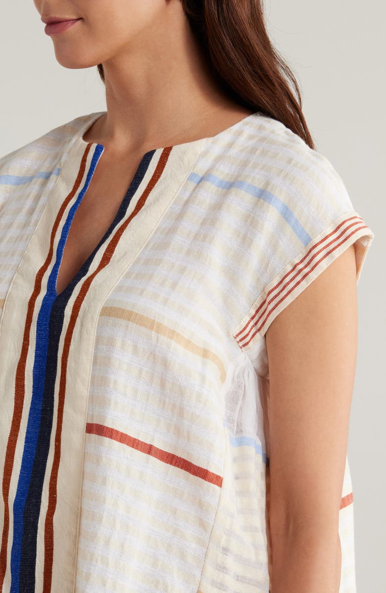lemlem Elina Stripe Caftan, Alternate, color,