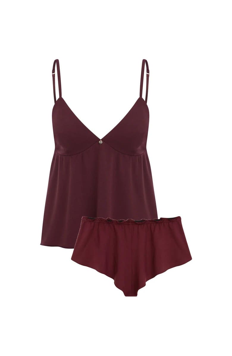 House Of Silk Cheri Set, Alternate, color, Plum