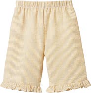NATURE BABY Goldie Organic Cotton Seersucker Pants