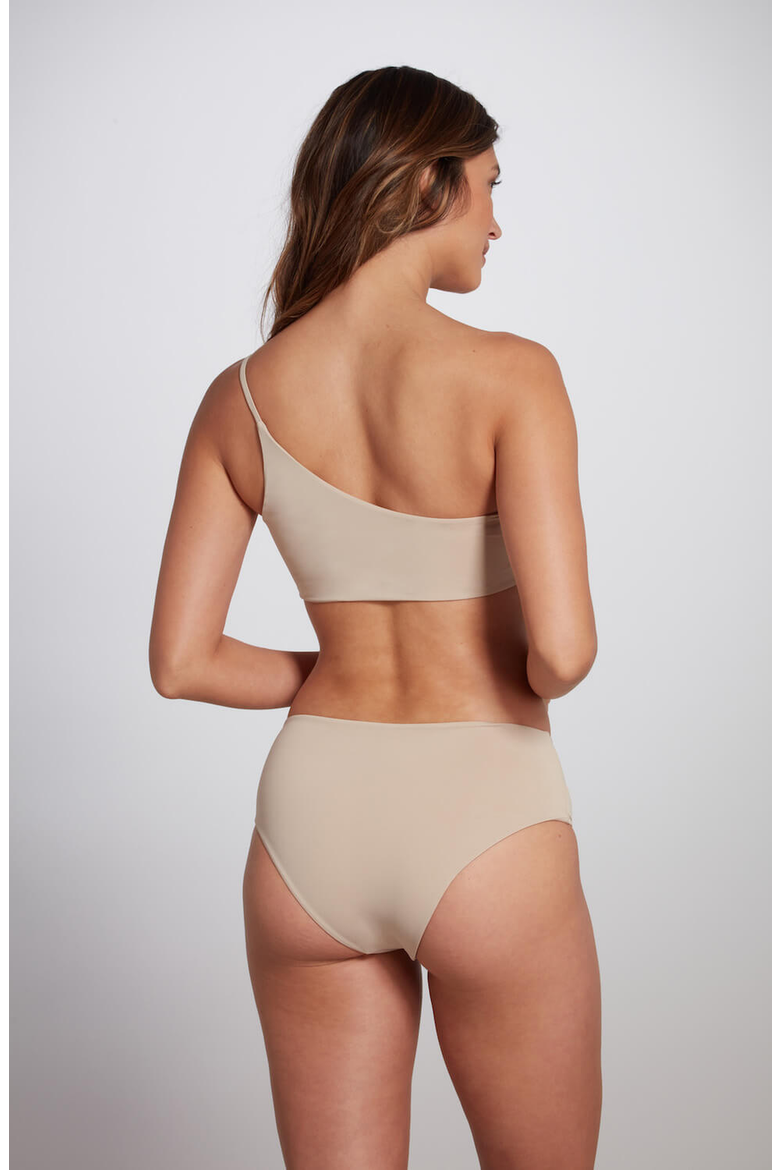 Serena Hipster Bikini Bottom, Alternate, color, Camel