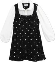 Speechless Kids' Sequin Embroidered Jumper Dress