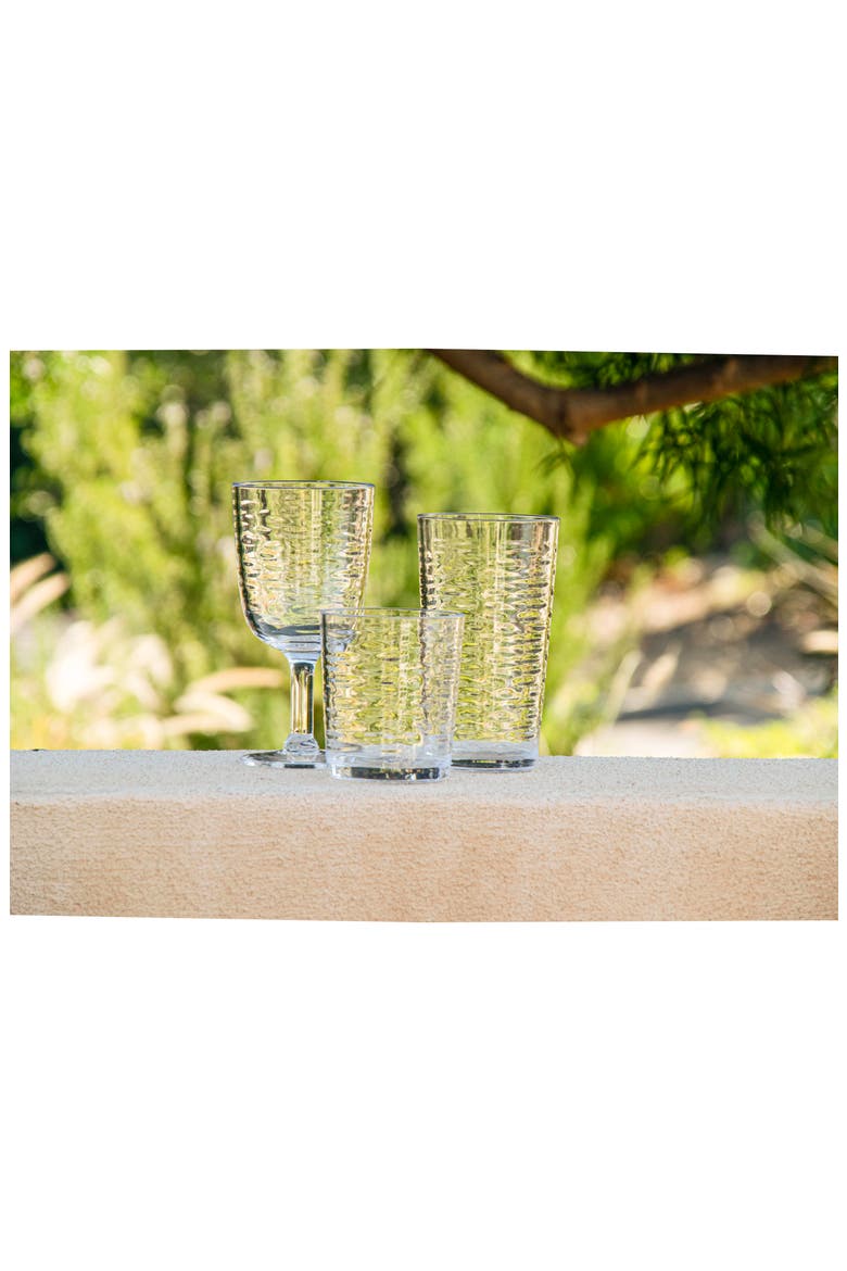Set of 6 Shatterproof Foundry Goblets, Alternate, color, CLEAR