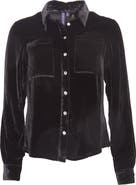 Lords of Harlech Sylvia Velvet Shirt
