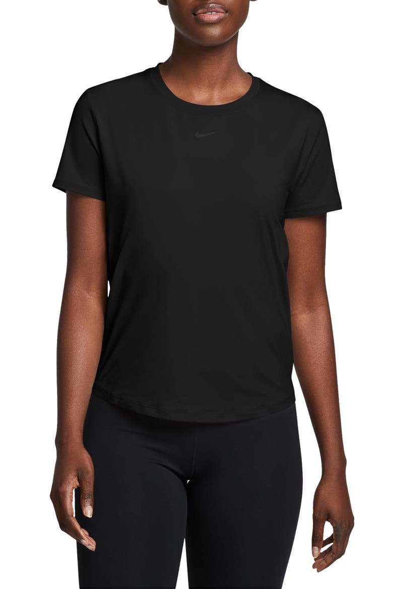 One Classic Dri-FIT Training Top, Main, color, 010 BLACK/BLACK