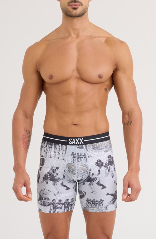 Saxx Volt Breathable Sim Fit Mesh Boxer Briefs In White