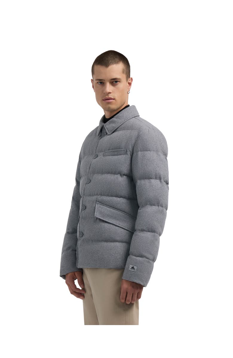 Pajar Roman Dressy Quilted Wool Jacket, Alternate, color, Light Charcoal