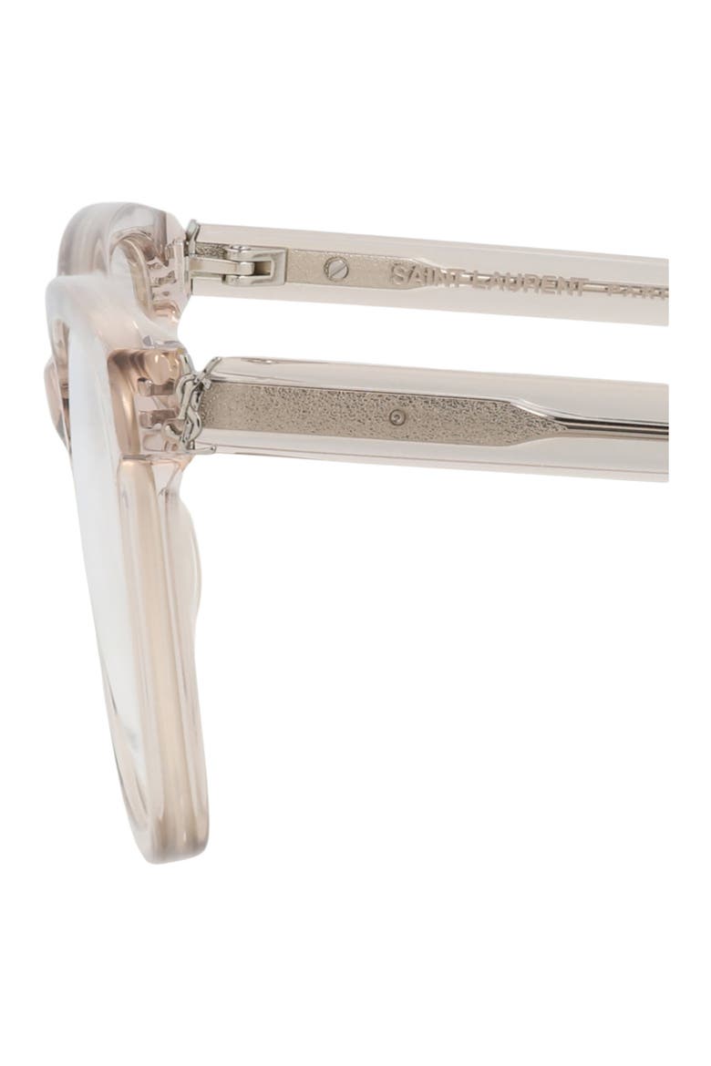 53mm Cat Eye Optical Frames, Alternate, color, BEIGE TRANSPARENT