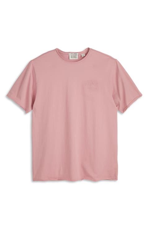 Roll Neck Cotton T-Shirt